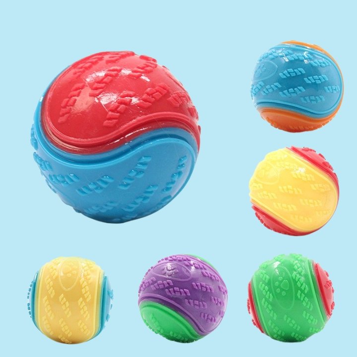 Squeaky Dog Ball – Durable, Bouncy, and Perfect for Playtime! (Pack of 3)