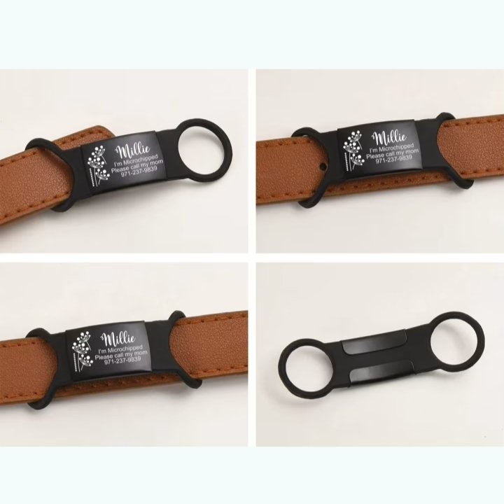 Engraveable Silicone Pet ID Tag – Flexible, Durable & Long-Lasting