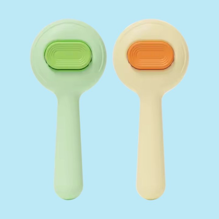 New Comfortable Two-Color Self-Cleaning Pet Brush