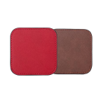 PU Leather Coaster - Set of 2 Pieces
